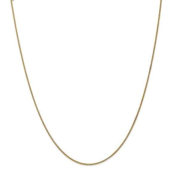 1.25mm 10k Yellow Gold Solid Spiga Chain Necklaces, 16 Inch - Picture 3 of 8